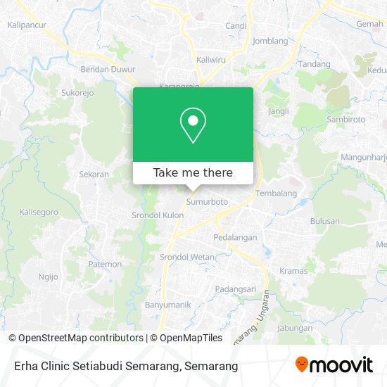 Erha Clinic Setiabudi Semarang map