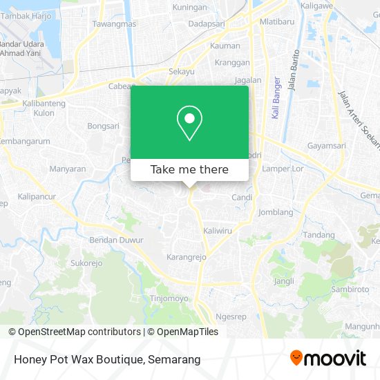 Honey Pot Wax Boutique map