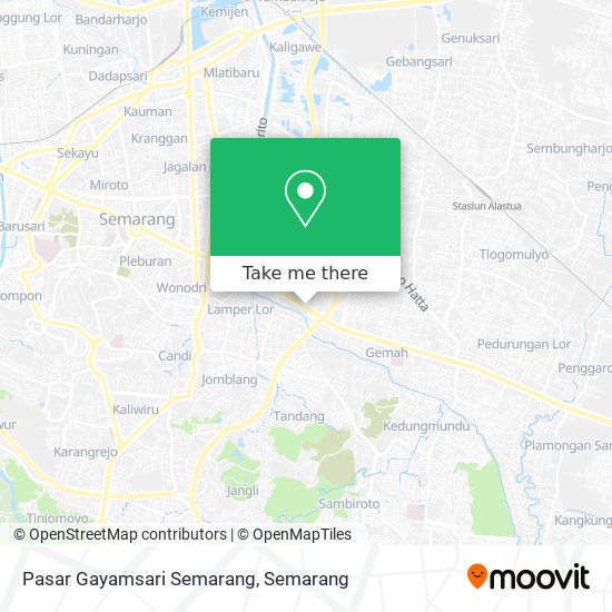 Pasar Gayamsari Semarang map