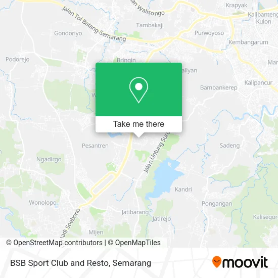 BSB Sport Club and Resto map