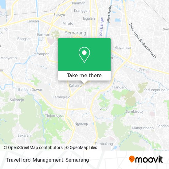 Travel Iqro' Management map