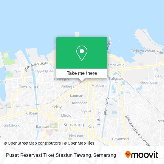 Pusat Reservasi Tiket Stasiun Tawang map