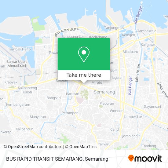 BUS RAPID TRANSIT SEMARANG map