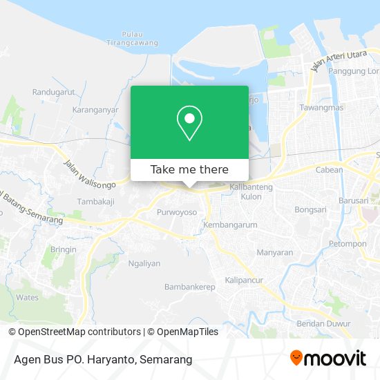 Agen Bus  PO. Haryanto map