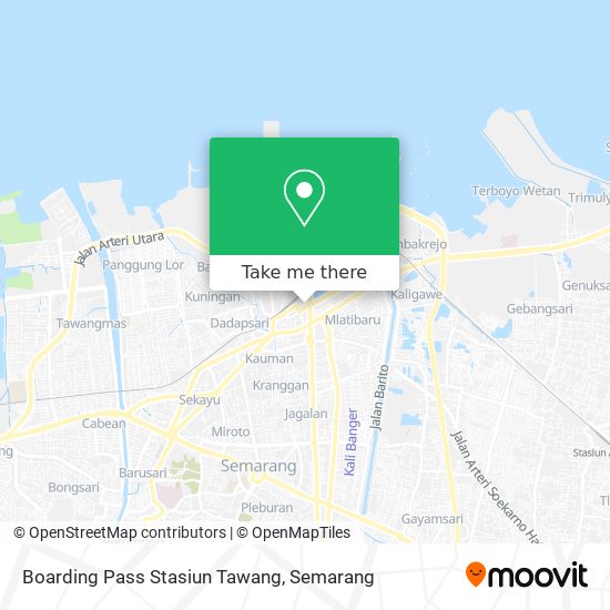 Boarding Pass Stasiun Tawang map