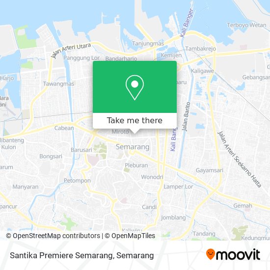 Santika Premiere Semarang map