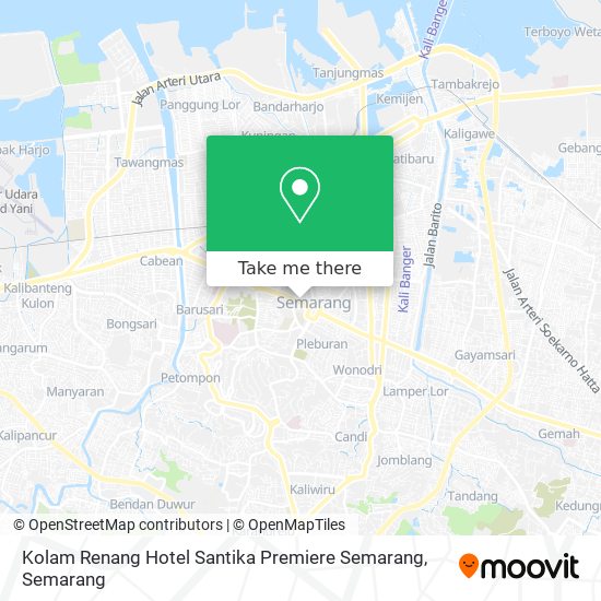 Kolam Renang Hotel Santika Premiere Semarang map