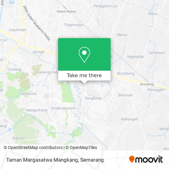 Taman Margasatwa Mangkang map