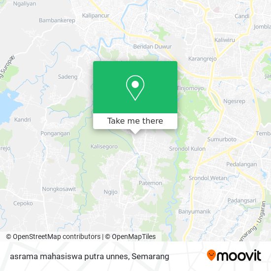 asrama mahasiswa putra unnes map