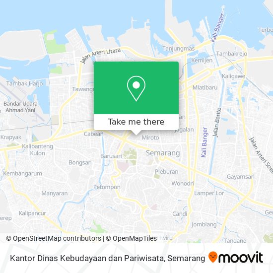 Kantor Dinas Kebudayaan dan Pariwisata map