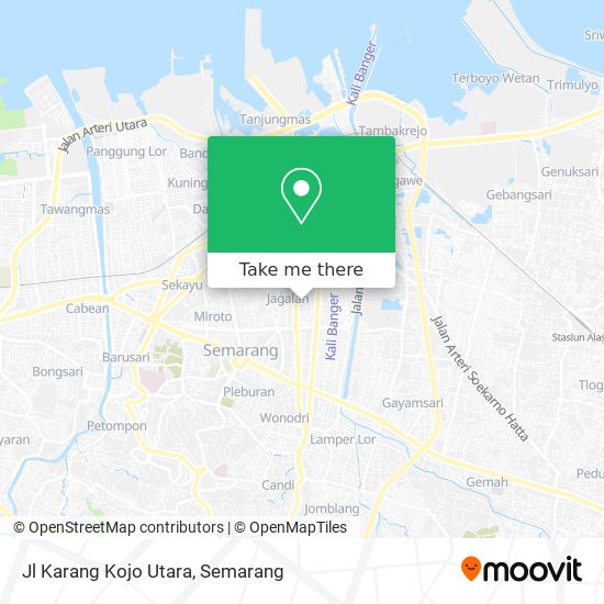 Jl Karang Kojo Utara map