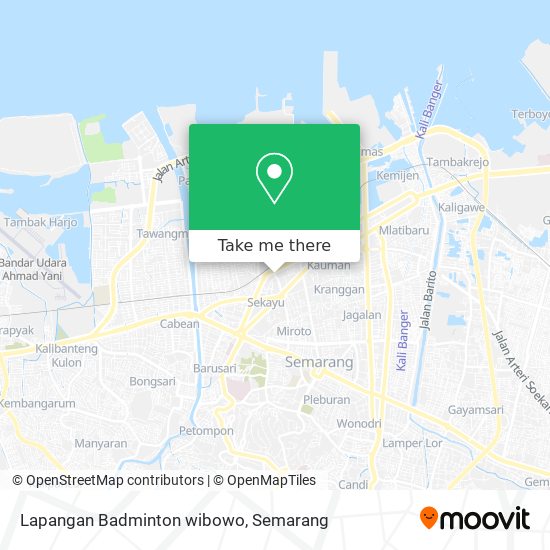 Lapangan Badminton wibowo map
