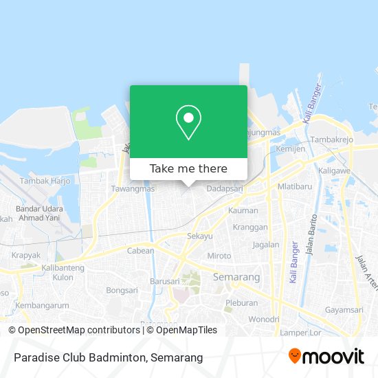 Paradise Club Badminton map