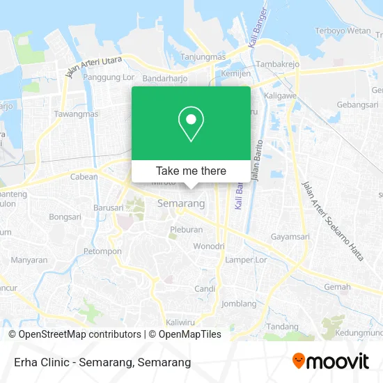 Erha Clinic - Semarang map