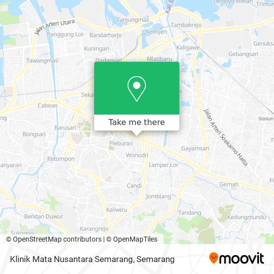 Klinik Mata Nusantara Semarang map