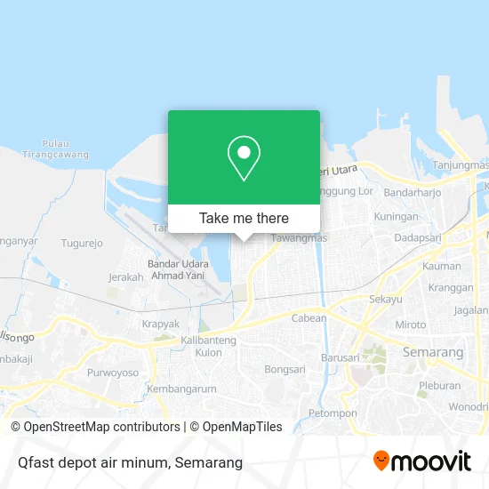 Qfast depot air minum map