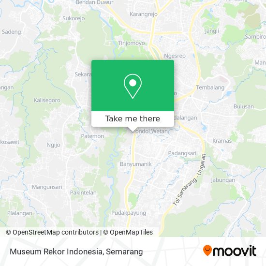 Museum Rekor Indonesia map