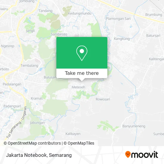 Jakarta Notebook map
