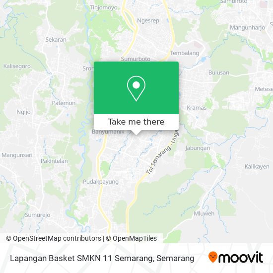 Lapangan Basket SMKN 11 Semarang map