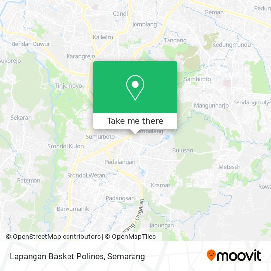 Lapangan Basket Polines map