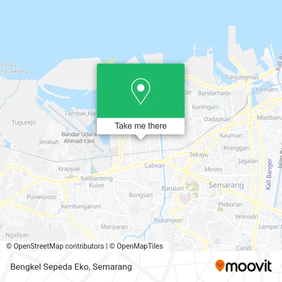 Bengkel Sepeda Eko map