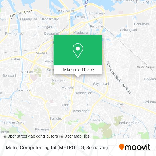 Metro Computer Digital (METRO CD) map
