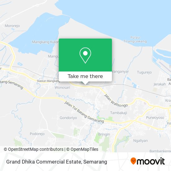 Grand Dhika Commercial Estate map