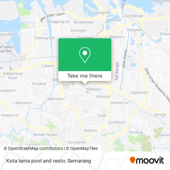 Kota lama pool and resto map