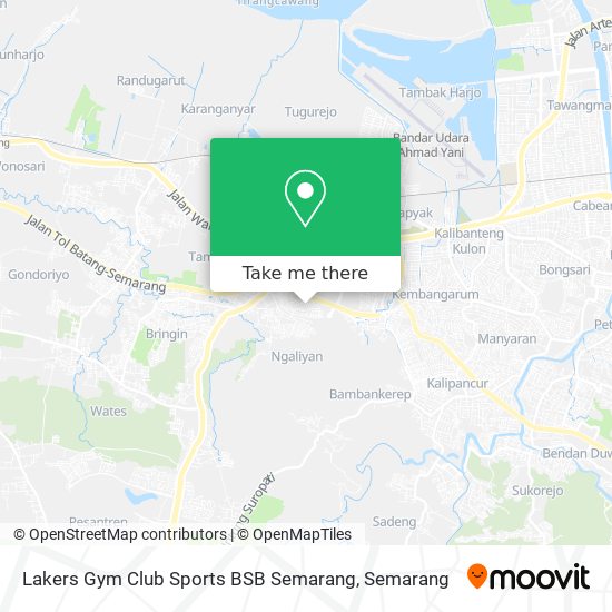 Lakers Gym Club Sports BSB Semarang map