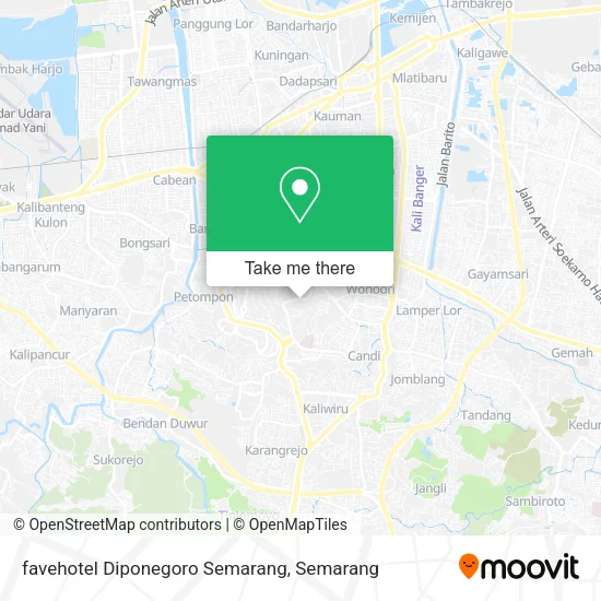 favehotel Diponegoro Semarang map