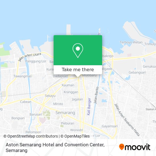 Aston Semarang Hotel and Convention Center map