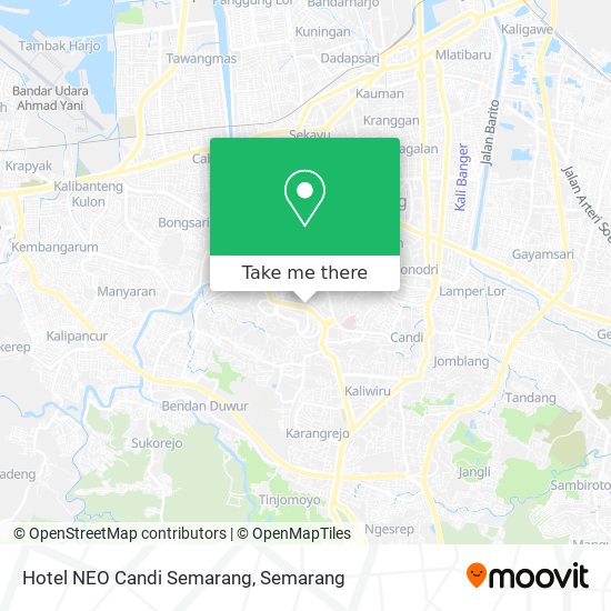 Hotel NEO Candi Semarang map