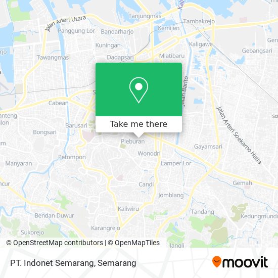 PT. Indonet Semarang map