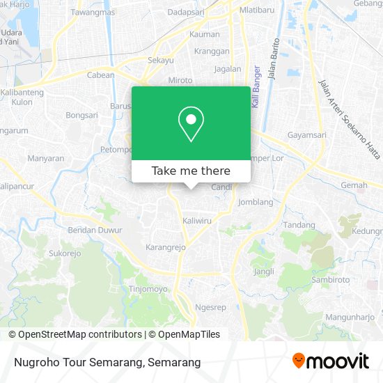 Nugroho Tour Semarang map