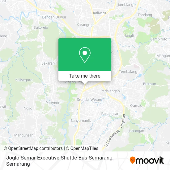 Joglo Semar Executive Shuttle Bus-Semarang map