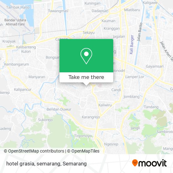 hotel grasia, semarang map