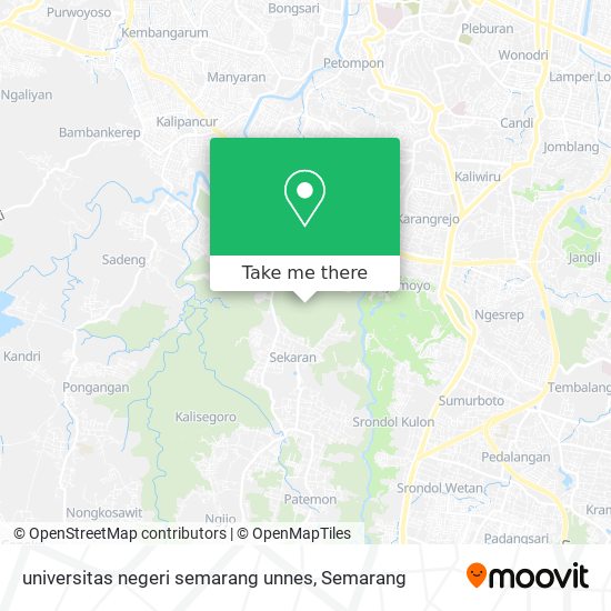 universitas negeri semarang unnes map