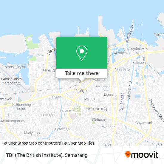 TBI (The British Institute) map