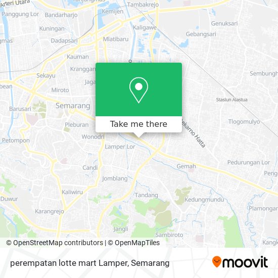 perempatan lotte mart Lamper map