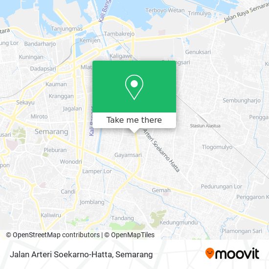 Jalan Arteri Soekarno-Hatta map