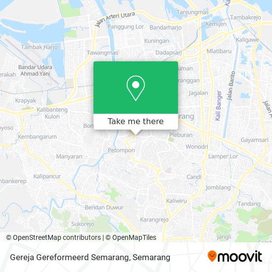 Gereja Gereformeerd Semarang map