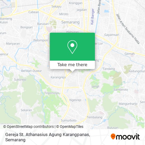 Gereja St. Athanasius Agung Karangpanas map