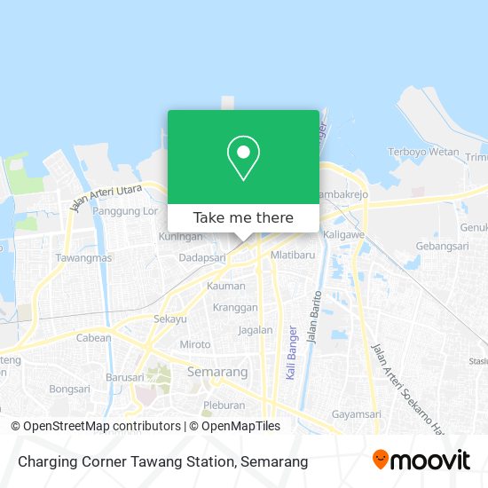 Charging Corner Tawang Station map