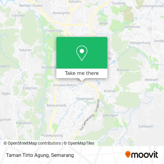 Taman Tirto Agung map