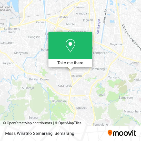 Mess Wiratno Semarang map