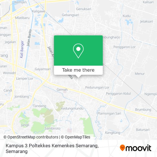 Kampus 3 Poltekkes Kemenkes Semarang map