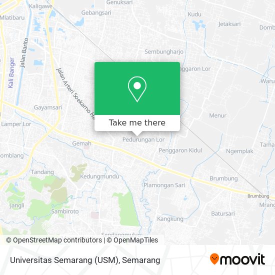 Universitas Semarang (USM) map