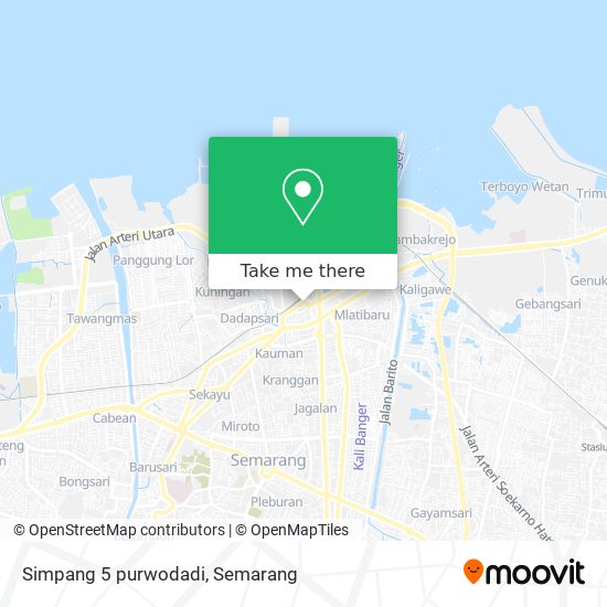 Simpang 5 purwodadi map