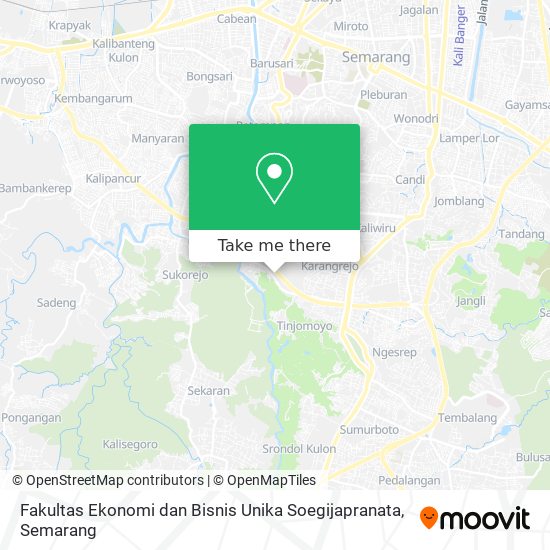 Fakultas Ekonomi dan Bisnis Unika Soegijapranata map