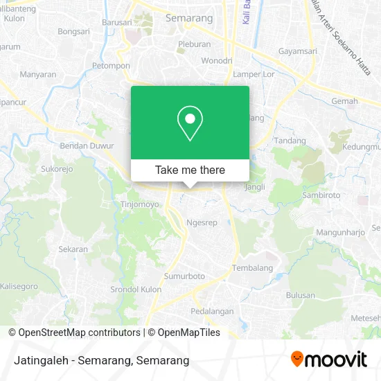 Jatingaleh - Semarang map